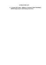 Kutatási anyagok 'Marketing Mix', 16.                