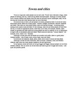 Esszék 'Towns and Cities', 1.                