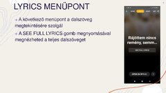 Prezentációk 'A Shazam használata', 7.                