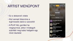 Prezentációk 'A Shazam használata', 9.                