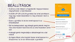 Prezentációk 'A Shazam használata', 14.                