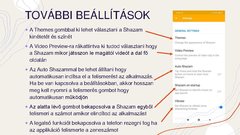 Prezentációk 'A Shazam használata', 15.                