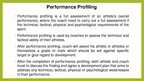 Prezentációk 'Techniques Used by Coaches to Improve Performance', 6.                