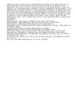 Esszék 'The Argument from Design - Fact, Fantasy or Wishful Thinking?', 6.                