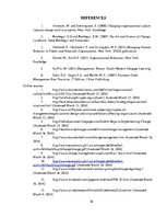 Kutatási anyagok 'Change Management of Organizational Culture', 16.                