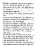 Esszék 'Motivation from Music Therapy', 1.                