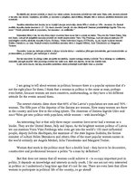 Összefoglalók, jegyzetek 'Women in Politics. Sieviete politikā', 1.                