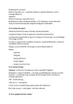 Összefoglalók, jegyzetek 'Európai Uniós ismeretek', 10.                