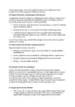 Összefoglalók, jegyzetek 'Európai Uniós ismeretek', 12.                