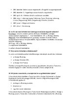 Összefoglalók, jegyzetek 'Európai Uniós ismeretek', 13.                