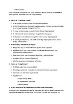 Összefoglalók, jegyzetek 'Európai Uniós ismeretek', 15.                