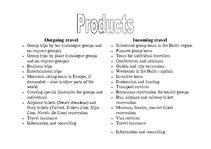 Összefoglalók, jegyzetek 'Mini Presentation of Travel Agency "Impro Travels"', 4.                