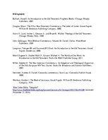 Kutatási anyagok 'Theology of the Book of Daniel', 10.                