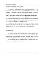 Összefoglalók, jegyzetek 'Spatial Coordinate Systems', 8.                