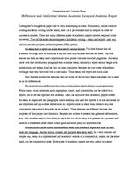 Esszék 'Differences and Similarities between Academic Essay and Academic Report', 1.                