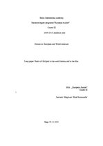 Kutatási anyagok 'Battle of Gallipoli in the World History and in the Film', 1.                