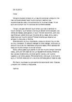 Minták 'Vēstule draugam par darba piedāvājumu spāņu valodā', 1.                