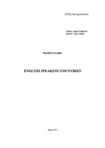 Kutatási anyagok 'English Speaking Countries', 1.                