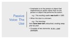Prezentációk 'Passive Voice in English', 2.                