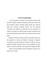 Esszék 'National Curriculum', 1.                