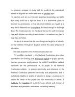 Esszék 'National Curriculum', 2.                