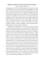 Esszék 'Magdalena’s Self-Destruction in Rose Tremain’s "Music and Silence"', 1.                