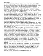 Esszék 'Marketing Mix Analysis Marketing 421', 1.                