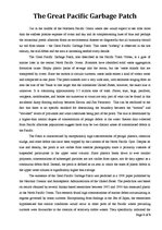 Kutatási anyagok 'The Pacific Garbage Patch', 2.                