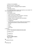 Üzleti tervek '"Ventspils News"', 1.                