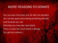 Prezentációk 'Blood Donation', 10.                