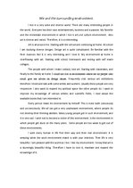 Esszék 'Me and the Surrounding Environment', 1.                