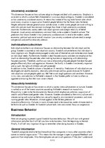 Összefoglalók, jegyzetek 'Sweden Cultural Characteristics', 4.                