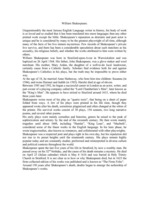 Esszék 'William Shakespeare', 1.                