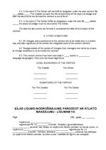 Minták 'Pledge Contract (Security against Sale with Delay of Payment)', 2.                