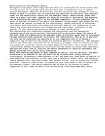 Esszék 'A synopsis of the similiarities and differences of the emergent theory and the r', 1.                