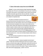 Kutatási anyagok 'Brand "Kārums" Analysis', 3.                