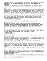 Esszék 'Disaster Recovery Plan', 2.                