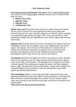 Esszék 'Court System in Latvia', 1.                