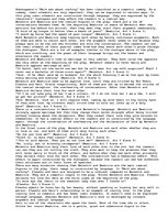 Esszék 'The comic elements of the play are constructed through language. Do you agree?', 1.                