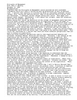 Esszék 'Principles of Management', 1.                