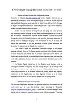 Kutatási anyagok 'Information Structure and Word Order in English', 5.                