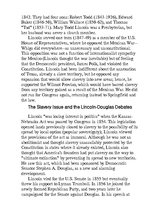 Kutatási anyagok 'The Greatest President of United States of America - Abraham Lincoln', 4.                
