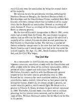 Kutatási anyagok 'The Greatest President of United States of America - Abraham Lincoln', 6.                