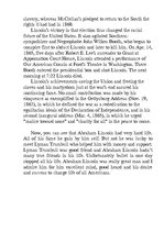 Kutatási anyagok 'The Greatest President of United States of America - Abraham Lincoln', 8.                