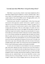 Esszék 'Case Study Report about “Ellen Moore: Living and Working in Korea"', 1.                