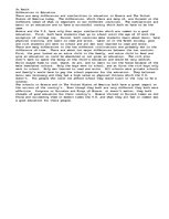 Esszék 'Differences in Education', 1.                