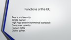 Összefoglalók, jegyzetek 'European Union', 13.                
