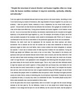 Esszék 'Despite the Occurrence of Natural Disasters and Human Tragedies', 1.                