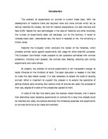 Esszék 'Animal Rights Against Experiments', 3.                