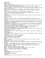 Összefoglalók, jegyzetek 'Biology Exam Notes: Units on Reproduction in Plants and Animals', 1.                